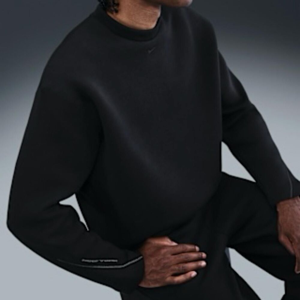 Nike Men's Black and Grey Sweatshirt
